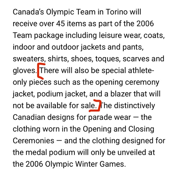 Vintage 2006 Torino Winter Olympics Opening Ceremony Jacket – Exclusive Issue - Picture 16 of 16
